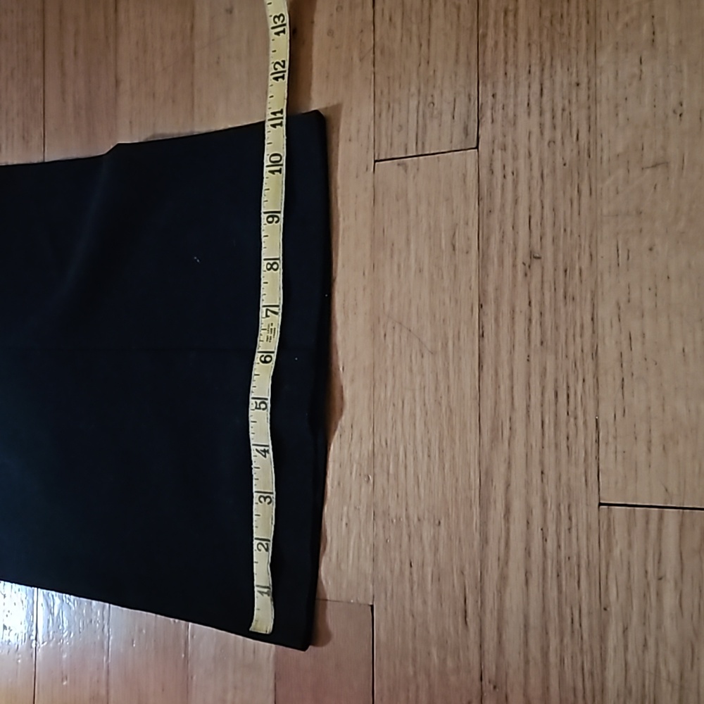 1/2 PRICE🔻Dress Barn Size 10P Flair Legged Bell Bottom Black Dress Pants - Picture 9 of 10